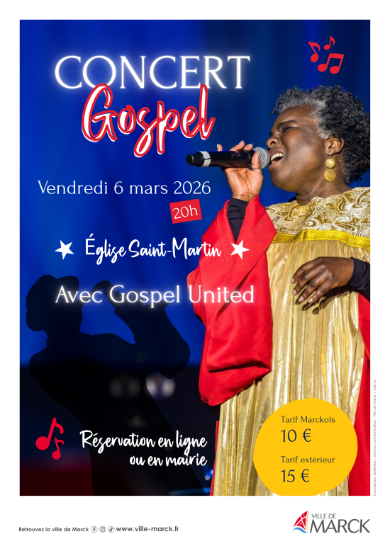 Le 6 mars 2026, les talents de Gospel United vous attendent à l'Église Saint Martin