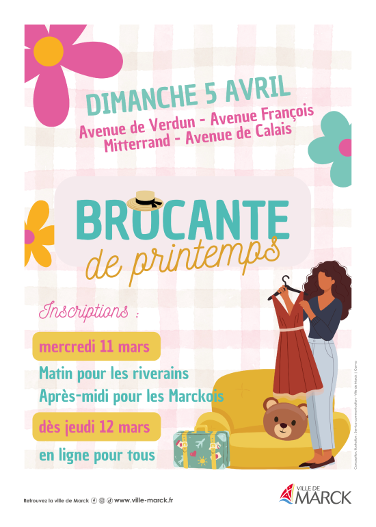 Comme tous les ans, retrouvez la brocante de printemps dans les rues suivantes :